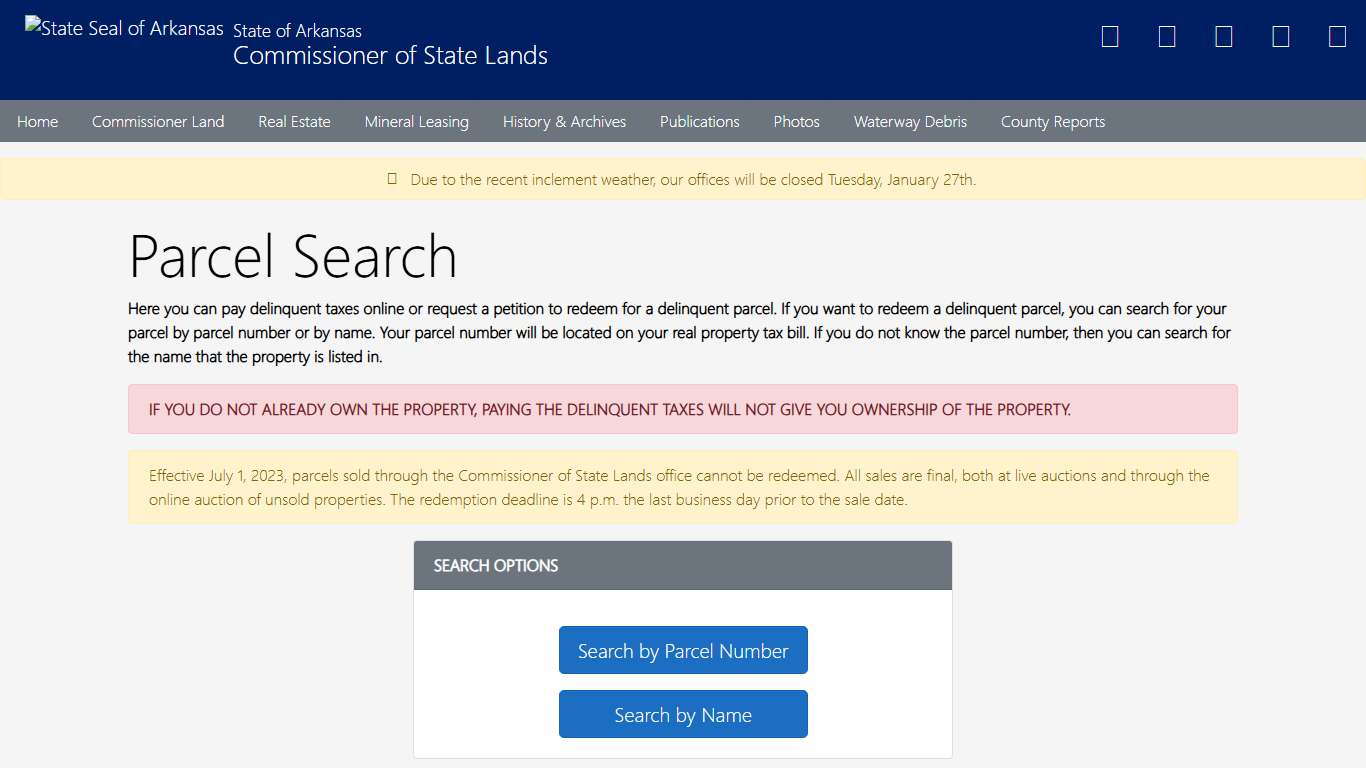 Arkansas Commissioner of State Lands